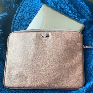 Rose Gold Kate Spade Mac Cover
